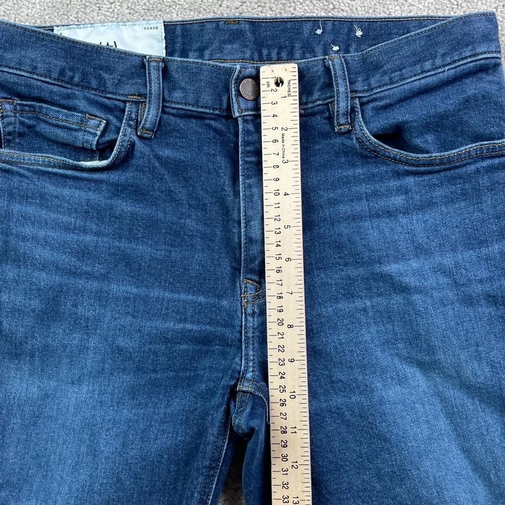 Banana Republic Jeans Mens 32x30 Blue Athletic Tapered Fit Legacy Stretch Denim